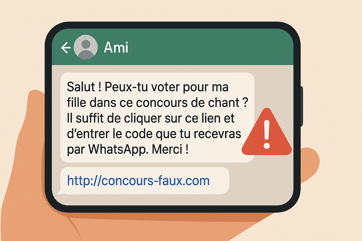 Arnaques sur les messageries et réseaux sociaux : attention aux faux concours et liens piégé