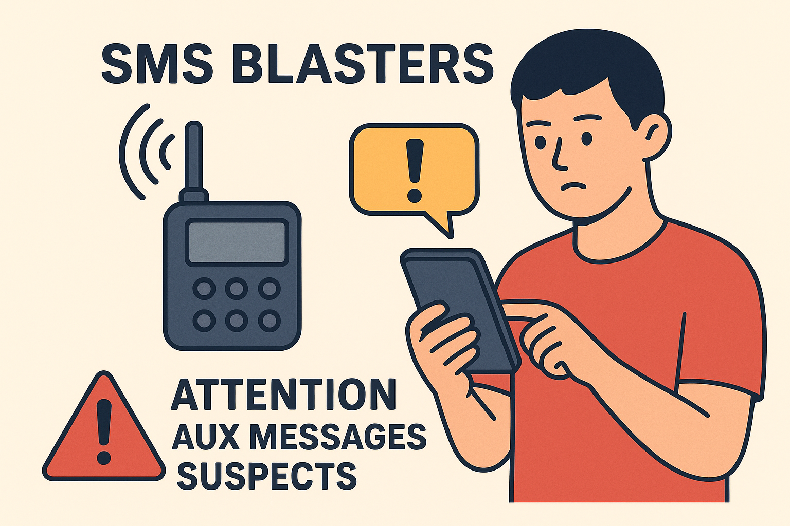 SMS blasters : attention aux messages suspects