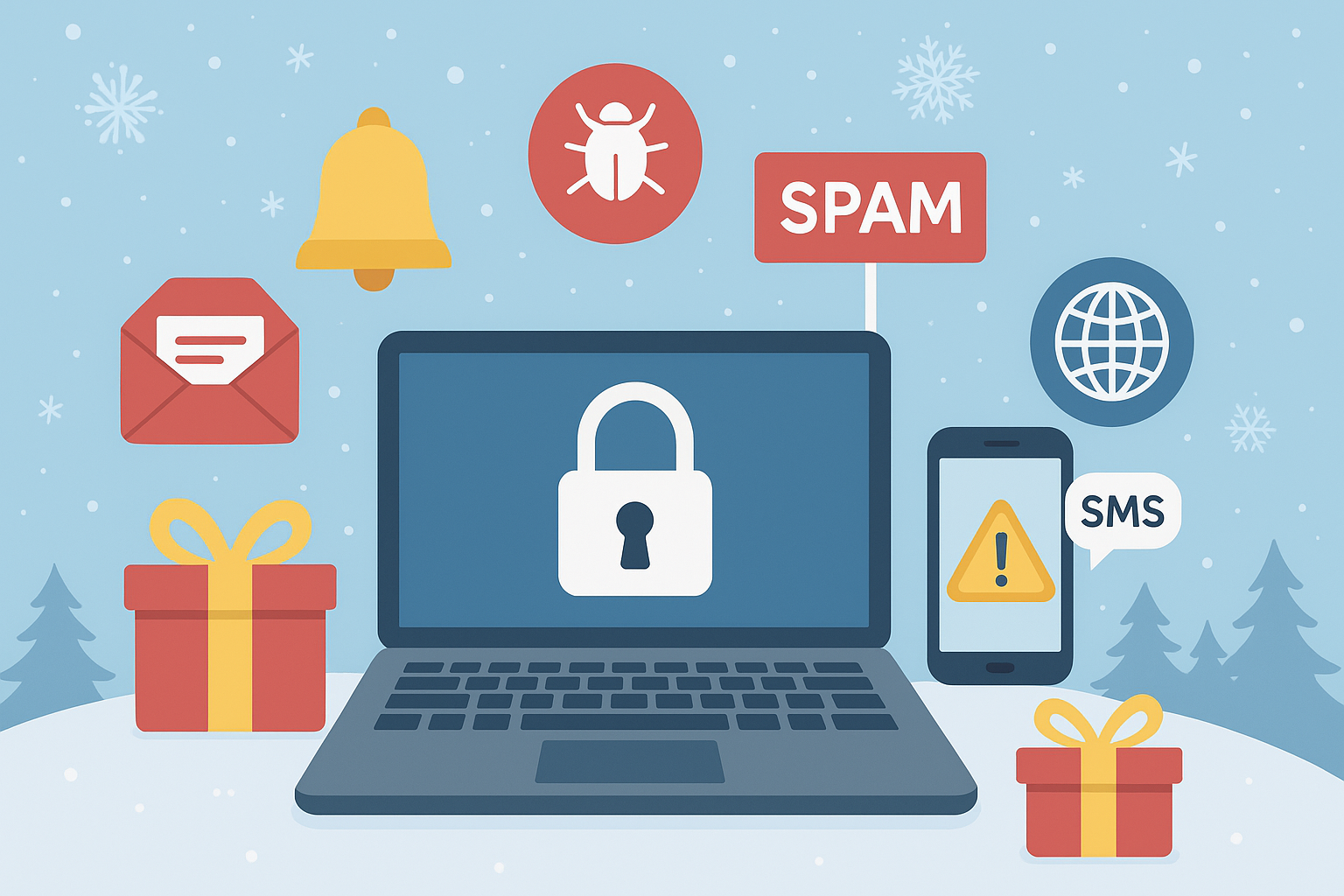 Cybersécurité : vigilance renforcée pendant les fêtes de fin d’année